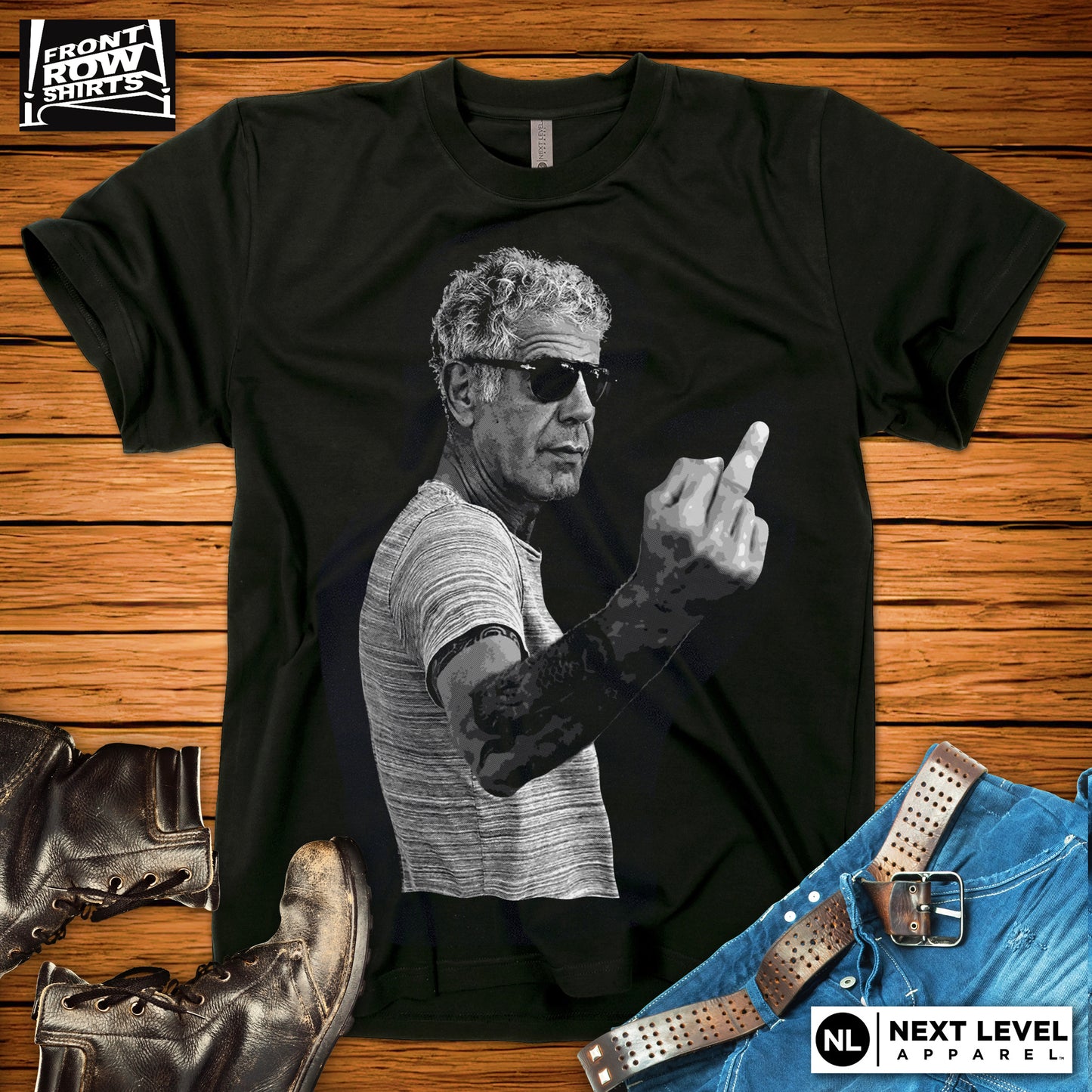 Anthony Bourdain Middle Finger