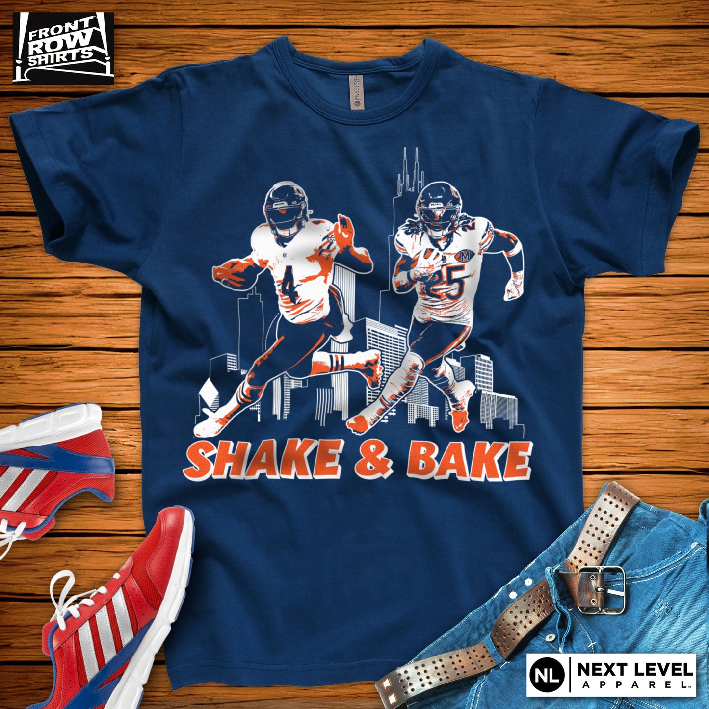 Chicago Football Swift and Monangai "Shake and Bake" T-Shirt